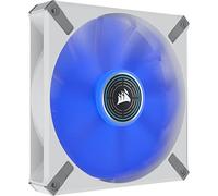 Corsair ML140 LED ELITE, ventilateur LED blanc 140 mm PWM (technologie Corsair AirGuide) Pack simple- Bleu