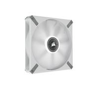 Corsair Ventilateur ML140 LED Elite 140 mm PWM Technologie AirGuide Pack simple - Blanc