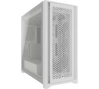 Boitier Moyen Tour E-ATX Corsair 5000D Core Airflow avec panneau vitré (Blanc)