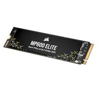 Corsair MP600 Elite 1 to M.2 PCIe Gen4 x4 NVMe SSD - M.2 2280 - Lecture Séquentielle Jusqu'à 7 000 Mo/s - 3D TLC NAND Haute Densité - Noir