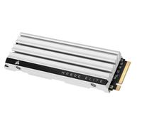 Corsair MP600 ELITE 2 To SSD PCIe Gen4 x4 NVMe M.2 pour PS5 avec dissipateur thermique blanc