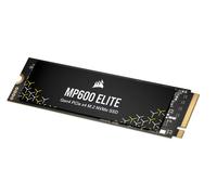 Corsair MP600 Elite 1 to M.2 PCIe Gen4 x4 NVMe SSD - M.2 2280 - Lecture Séquentielle Jusqu'à 7 000 Mo/s - 3D TLC NAND Haute Densité - Noir