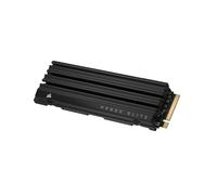 Corsair MP600 Elite 4 to M.2 PCIe Gen4 x4 NVMe SSD avec Dissipateur Thermique Inclus - M.2 2280 - Lecture Séquentielle Jusqu'à 7 000 Mo/s - 3D TLC NAND Haute Densité - Noir