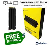 CORSAIR MP600 Elite 4TB Dissipateur thermique PCIe Gen4 NVMe M.2 SSD...