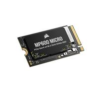 Corsair MP600 Micro 1 to M.2 NVMe PCIe x4 Gen4 SSD - M.2 2242 - Jusqu'à 7 000 Mo/s en Lecture Séquentielle - Compatible avec Les Ordinateurs Portables Lenovo Legion Go et Thin PCIe 4.0 - Noir