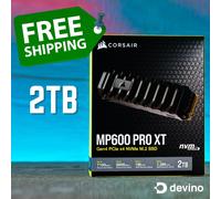 Corsair Disque SSD MP600 PRO XT 2 To M.2 2280 PCIe 4.0 NVMe avec dissipateur
