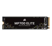 Corsair MP700 Elite 1 to PCIe 5.0 x4 NVMe M.2 SSD - Jusqu'à 10,000MB/sec - Haute Densité 3D TLC NAND - M.2 2280 - Compatible DirectStorage - Noir