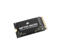Corsair MP700 Micro 4 to M.2 NVMe PCIe 5.0 x4 M.2 2242 SSD - Jusqu’à 9 400 Mo/s en Lecture, 8 100 Mo/s en écriture, NAND 3D TLC Haute densité, Vitesse Gen5 - pour Ordinateurs Portables et Mini-PC