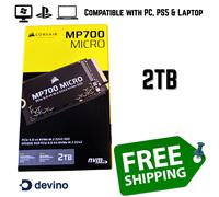 CORSAIR MP700 Micro PCIe 5.0 NVMe M.2 2242 SSD 10000MB/s Gen5 Laptop 2TB 4TB