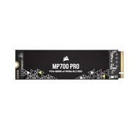 Corsair MP700 Pro 1 to M.2 PCIe Gen5 x4 NVMe 2.0 SSD - M.2 2280 - Jusqu'à 11 700 Mo/s en Lecture Séquentielle - TLC NAND Haute Densité - Noir