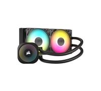 Corsair Nautilus 240 RS ARGB Refroidisseur liquide AIO CPU, Socket LGA 1700/AM4/AM5, Radiateur 240mm, 2x120mm, 74.37 CFM, 4.91 mmH2O, Noir