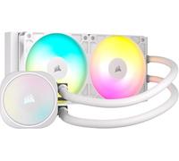 CORSAIR Nautilus 240 RS ARGB Refroidisseur Liquide pour CPU - 240mm AIO - Faible Bruit - Connexion Directe de Carte Mère - Intel LGA 1851/1700, AMD AM5/AM4 - 2X RS120 ARGB Ventilateurs Inclus - Blanc