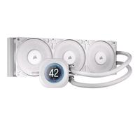 Corsair Nautilus 360 RS LCD Blanc, Watercooling AIO CPU 360mm, Écran LCD, 3x RS120 Ventilateurs, Intel LGA1851/1700 AMD AM5/AM4