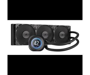 Corsair Nautilus 360 RS - Refroidisseur liquide AIO 3x120mm, 2100 RPM, 72.8 CFM, 0.2-4.15 mmH2O, Socket LGA 1700/1851/AM4/AM5, Radiateur Aluminium