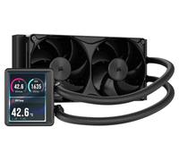 CORSAIR NAUTILUS II 240 RS LCD Refroidisseur liquide pour processeur, Noir | AIO, Écran IPS LCD 3,5", ventilateurs RS II inclus, PWM, AMD AM5/AM4, Intel LGA 1954/1851/1700, installation facile