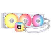 CORSAIR Nautilus II 360 RS ARGB Refroidisseur Liquide pour processeur Blanc | AIO, Ventilateurs RS II ARGB inclus, PWM, AMD AM5/AM4, Intel LGA 1954/1851/1700, installation facile, connexion en série