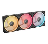 Corsair iCUE Link LX120-R RGB - Pack de 3 ventilateurs 120mm noir avec iCUE Link Link System Hub
