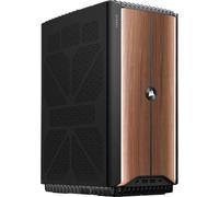 Corsair One a600 PC Gaming - CPU AMD Ryzen 7 9800X3D à Refroidissement Liquide, GPU NVIDIA GeForce RTX 5080 à Refroidissement Liquide, Mémoire DDR5 Vengeance 64 Go, 2x2To M.2 SSD - Wood Dark