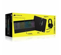 Corsair Pack Gaming K55 RGB Pro + HS55 + Harpoon RGB Pro + MM100 QWERTY espagnol