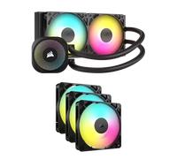 CORSAIR Pack Nautilus 240 et triple pack ventilateurs RS120 New