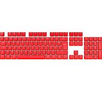 Corsair PBT DOUBLE-SHOT PRO Kit de Modification de Touches (Touches PBT à Double Injection, Rang Inférieur Standard, Surface Texturée, Épaisseur de 1,5 mm, Amortisseurs Toriques Inclus) ORIGIN Rouge