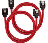 Corsair Câble SATA gainé Premium – 6Gbps 60 cm – Rouge