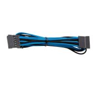 CORSAIR Premium Individually Sleeved SATA Cable, Type 4 (Generation 3) - Blue/Black New