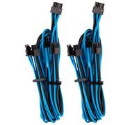 CORSAIR Premium individually sleeved (Type 4, Generation 4) - Câble d'alimentation - Alimentation PCIe de 8 broches (F) verrouillé pour Alimentation PCIe de 8 broches (6+2) (F) verrouillé - 65 cm...