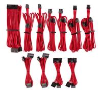 Corsair Câbles d'alimentation interne, Rouge, 30 ft / 10 m