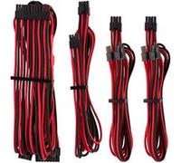 Corsair Kit de démarrage de câbles pour alimentation de type 4 Gen 4 à gainage individuel - Rouge/noir - CP-8920219