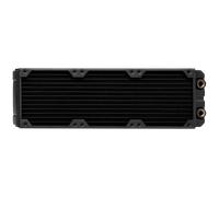 Corsair Hydro X Series, XR7 Radiateur de 360 mm (Triples Fixations Ventilateur de 120 mm, Installation Facile, Construction en Cuivre Premium, Guides de Vis de Ventilateur Inclus) Noir