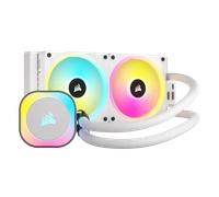 CORSAIR Refroidisseur pour processeur liquide tout-en-un iCUE LINK H100i RGB - Blanc New