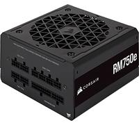 Corsair RM750e (2023) Alimentation Entièrement Modulaire et Silencieuse - Compatible ATX 3.0 et PCIe 5.0 - Condensateurs à 105°C - Efficacité 80 PLUS Gold - Support de Veille Moderne - Noir