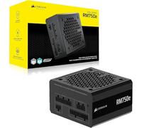 CORSAIR RM750e (2025) Bloc d'alimentation ATX entièrement modulaire à Faible Bruit avec câble 12 V-2 x 6 - Conforme aux Normes ATX 3.1 et PCIe 5.1 - Efficacité Gold Cybenetics - Condensateurs évalués