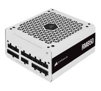 Corsair RM850 (2021), RM Series, 850 Watts 80 Plus Gold Alimentations ATX Entièrement Modulaires (Trois Connecteurs EPS12V, Fonctionnement Silencieux, Mode Zero RPM, Condensateurs 105 °C) Blanc