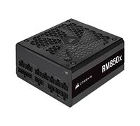 Corsair RM850x 80 PLUS Gold 850 Watts Bloc d’alimentation ATX Entièrement Modulaire (Ventilateur à Lévitation Magnétique de 135 mm, Grande Compatibilité, Condensateurs 105 °C Japonais) EU - Noir