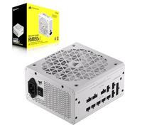Corsair RM850x SHIFT Alimentation ATX Entièrement Modulaire - Interface Latérale Modulaire - Compliant ATX 3.1 & PCIe 5.1 - Condensateurs Évalués à 105°C - Efficacité 80 PLUS Gold - Blanc