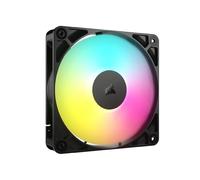 CORSAIR RS120 ARGB 120mm Ventilateur PWM - Connexion Daisy-Chain - Faible Bruit - Roulement à Dôme Magnétique - Paquet Unique - Noir