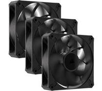 Corsair Ventilateurs RS120 Max PWM 120 mm épais – Haute pression statique – Lot de 3 Noir