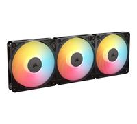 Corsair Ventilateurs PC RS120-R ARGB 120mm PWM – Rotor inversé, 8 LEDs ARGB – Pack triple noir