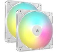 Corsair RS140 ARGB Dual Pack - Ventilateur de boîtier - 140 mm - blanc (pack de 2)