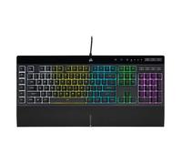 Corsair | Rubber Dome | K55 RGB PRO | Clavier Gaming | Clavier Gaming | Lumière LED RGB | US | Filaire | Noir
