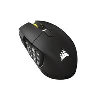 CORSAIR SCIMITAR ELITE WIRELESS SE MMO Souris de Jeu - 33 000 DPI, 16 Boutons Programmables, Adjustable Key Slider™, Elgato Virtual Stream Deck, 1K Hyper-Polling, Jusqu'à 150h de Batterie - Gunmetal