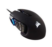 Corsair Scimitar RGB Elite Souris de Jeu Filaire MOBA/MMO - Noir | 18 000 DPI, 17 Boutons Programmables, Compatible iCUE, PC, Mac, PS5, PS4, Xbox