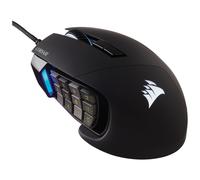 Corsair Scimitar RGB Elite souris Gaming Droitier USB Type-A Optique 18000 DPI