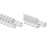 Corsair Série Hydro X, tube XT Hardline Satin de 14 mm (tube rectiligne en PMMA, construction résiliente, facile à couper), transparent satiné (Lot de 2)