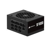 CORSAIR SF1000 (2024) Bloc d'alimentation ATX 80 Plus Platinum entièrement modulaire à Faible Bruit - Conforme ATX 3.0 - Prêt pour PCIe 5.0 - Support SFX-to-ATX Inclus - Noir