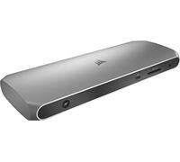 Corsair TBT100 Thunderbolt 3 Dock (Deux ports USB-C 3.1, 2x USB-A 3.1, Deux ports HDMI, Prise Audio Combinée 3,5 mm, Port Gigabit Ethernet, Lecteur de Carte SD, Compatible avec Mac et Windows)