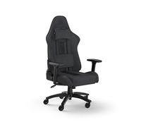 CORSAIR - Chaise bureau - Fauteuil Gaming - TC100 RELAXED - Tissu - Ergonomique - Accoudoirs réglables - Noir/Gris - (CF-901005 - Neuf