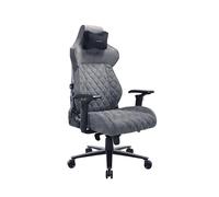 Corsair TC500 Luxe Fauteuil Gaming - Tissu Respirant de Qualité Supérieure - Sièges Larges - Accoudoirs Réglables dans Cinq Directions - Support Lombaire Réglable - Gris